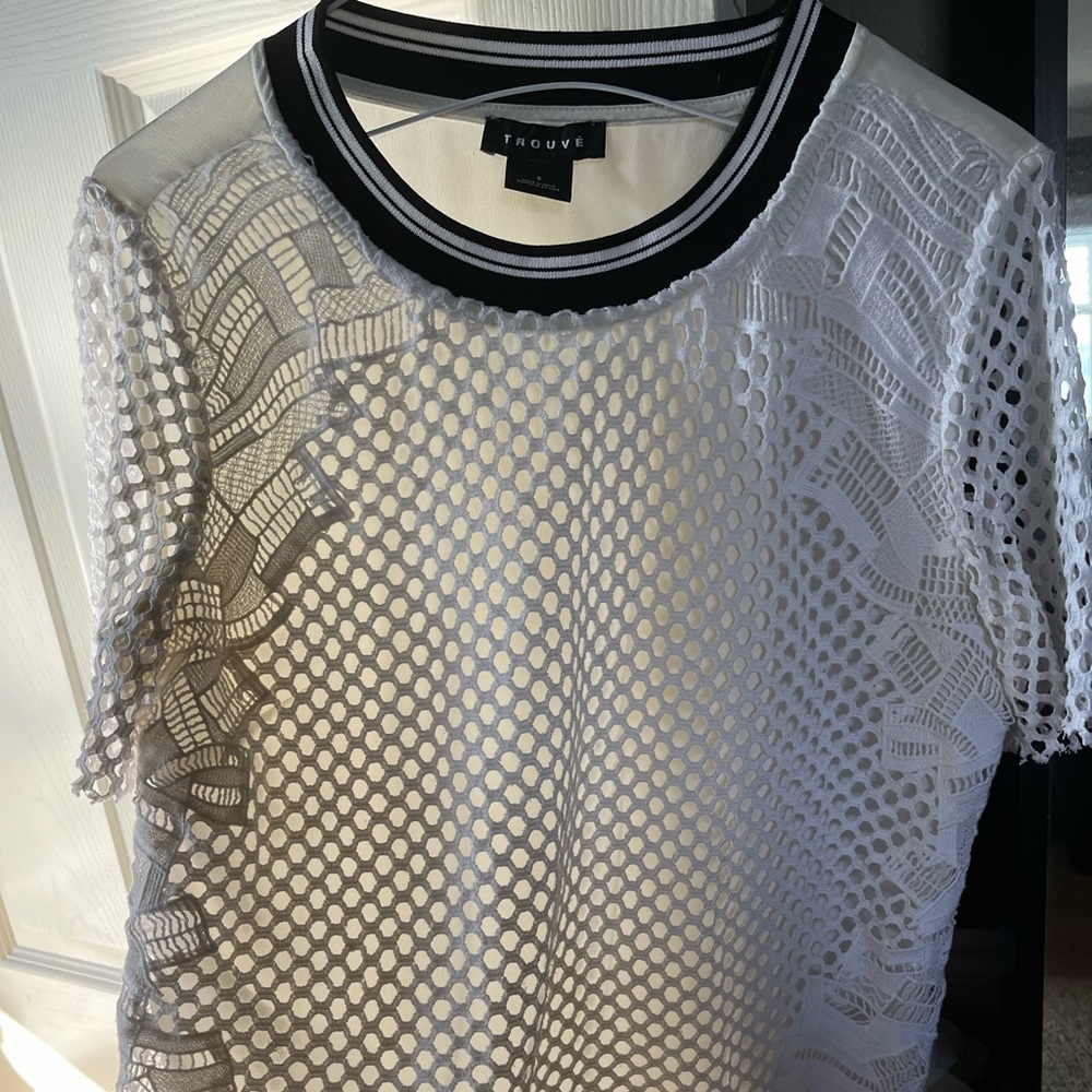 White Trouve blouse.